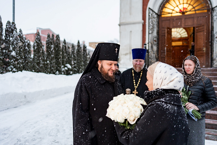 Великое повечерие во вторник первой седмицы Великого поста во Всехсвятском храме города Серпухова